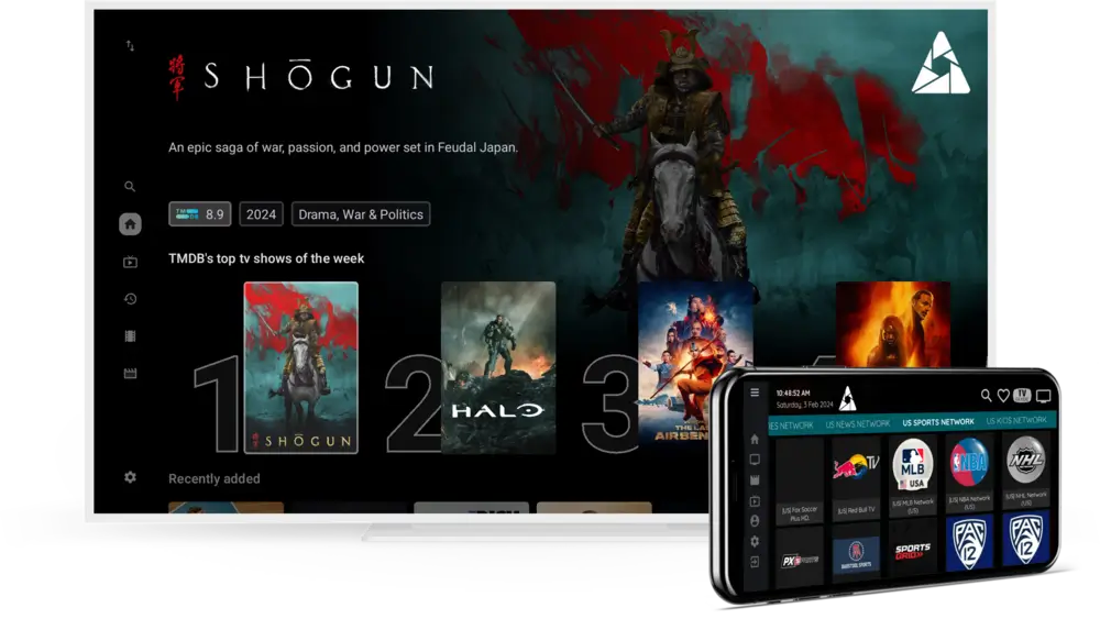 Apollo TV App on Smart TV